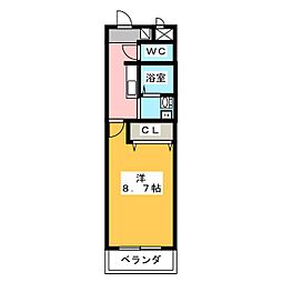 間取図画像 1K