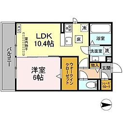 Ｓｏｕｗａ 3階1LDKの間取り