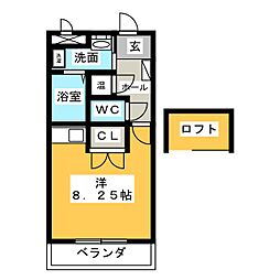 間取図画像 1K