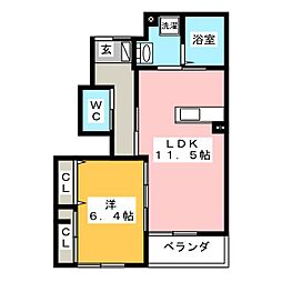 間取図画像 1LDK