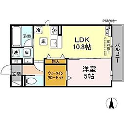 Affiner 1LDKの間取図画像