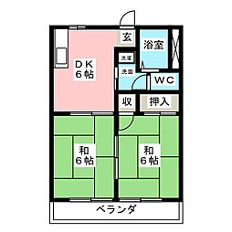 間取図画像 2DK