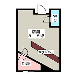 駅前ショッピングビルの間取図画像