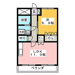 間取図画像 1LDK