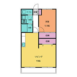 間取図画像 1LDK