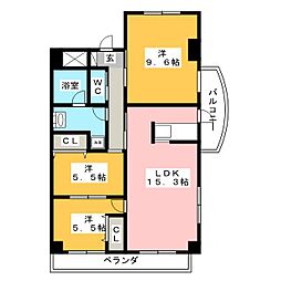 間取図画像 3LDK