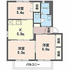 物件の間取り