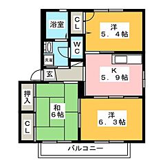 物件の間取り