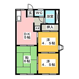 間取図画像 3DK