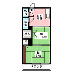 間取図画像 2DK