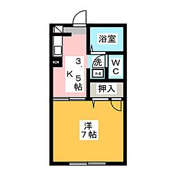 間取図画像 1K