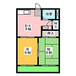 間取図画像 2DK
