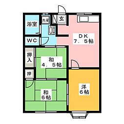 URBANLIME 3DKの間取図画像