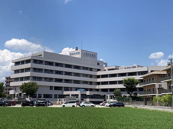 画像24:病院「医療法人香徳会関中央病院まで459m」