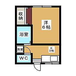 間取図画像 1K