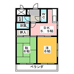 間取図画像 2DK