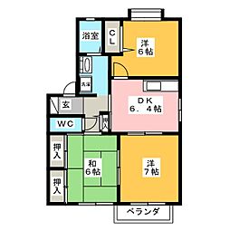 間取図画像 3DK