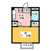 タウンハウス阿倉川　Ｂ棟  ｜ 三重県四日市市阿倉川町（賃貸マンション1DK・2階・26.91㎡） その2