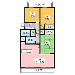 間取図画像 3LDK