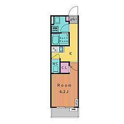 ＣＥＮＴＥＲ　ＶＩＬＬＡＧＥ 1階1Kの間取り
