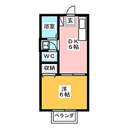 間取図画像 1DK