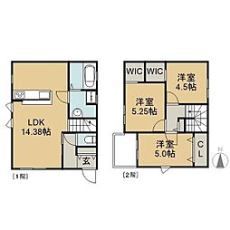 リーブルファイン塩浜　1号棟 1階3LDKの間取り
