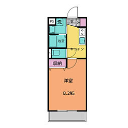 N'smansion 1Kの間取図画像