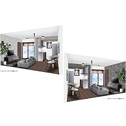 LECOCON四日市VI 202 2階1LDKのリビング/ダイニング