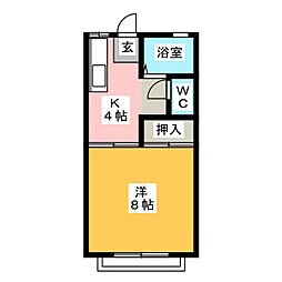 間取図画像 1K