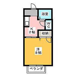 間取図画像 1K