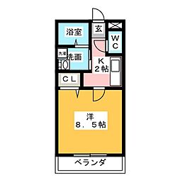 間取図画像 1K