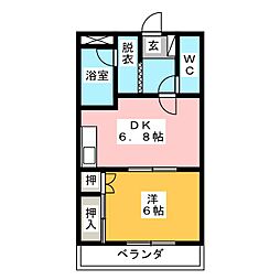 間取図画像 1DK