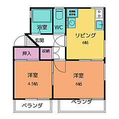 物件の間取り