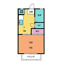 シャルマン箕田  ｜ 三重県鈴鹿市下箕田３丁目（賃貸アパート1K・1階・24.24㎡） その2