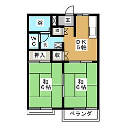 間取図画像 2DK