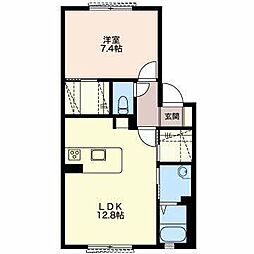 Ｊｏｉｅ 1階1SLDKの間取り