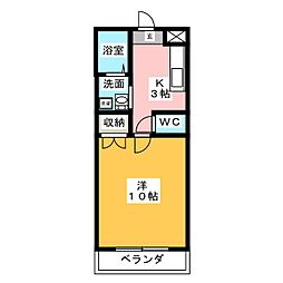 間取図画像 1K