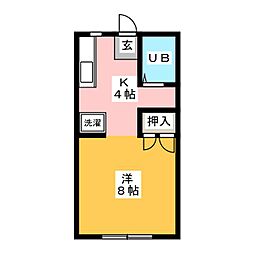 間取図画像 1K