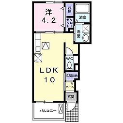 ミラーコロ 1LDKの間取図画像