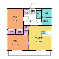 物件の間取り
