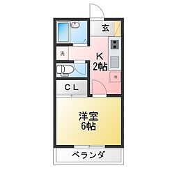 GrandPrix 1Kの間取図画像