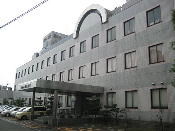 画像21:病院「ヨナハ総合病院まで440m」