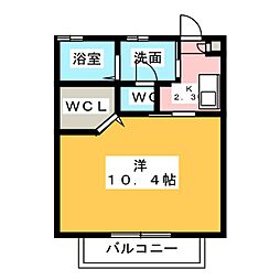 間取図画像 1K