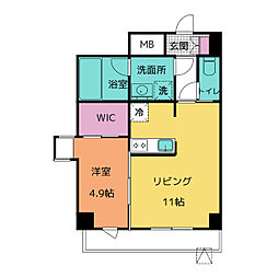 Prominent Kuwana 1LDKの間取図画像