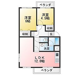 アネックスAYA 3LDKの間取図画像