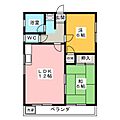 フジマンション6階5.8万円