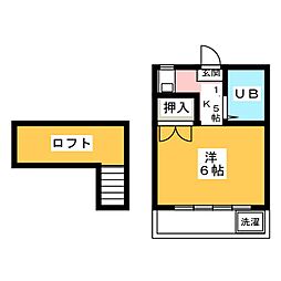 間取図画像 1K