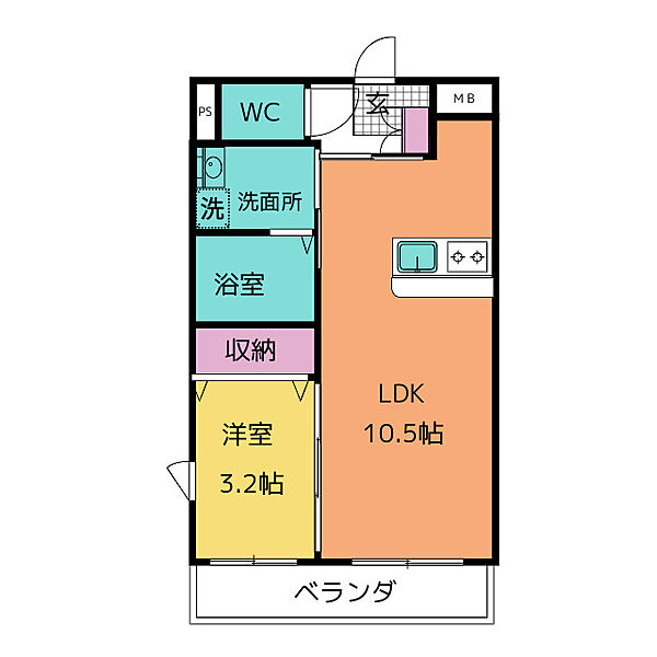 同じ建物の物件間取り写真 - ID:224004825335