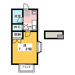 間取図画像 1K