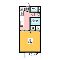 間取図画像 1K